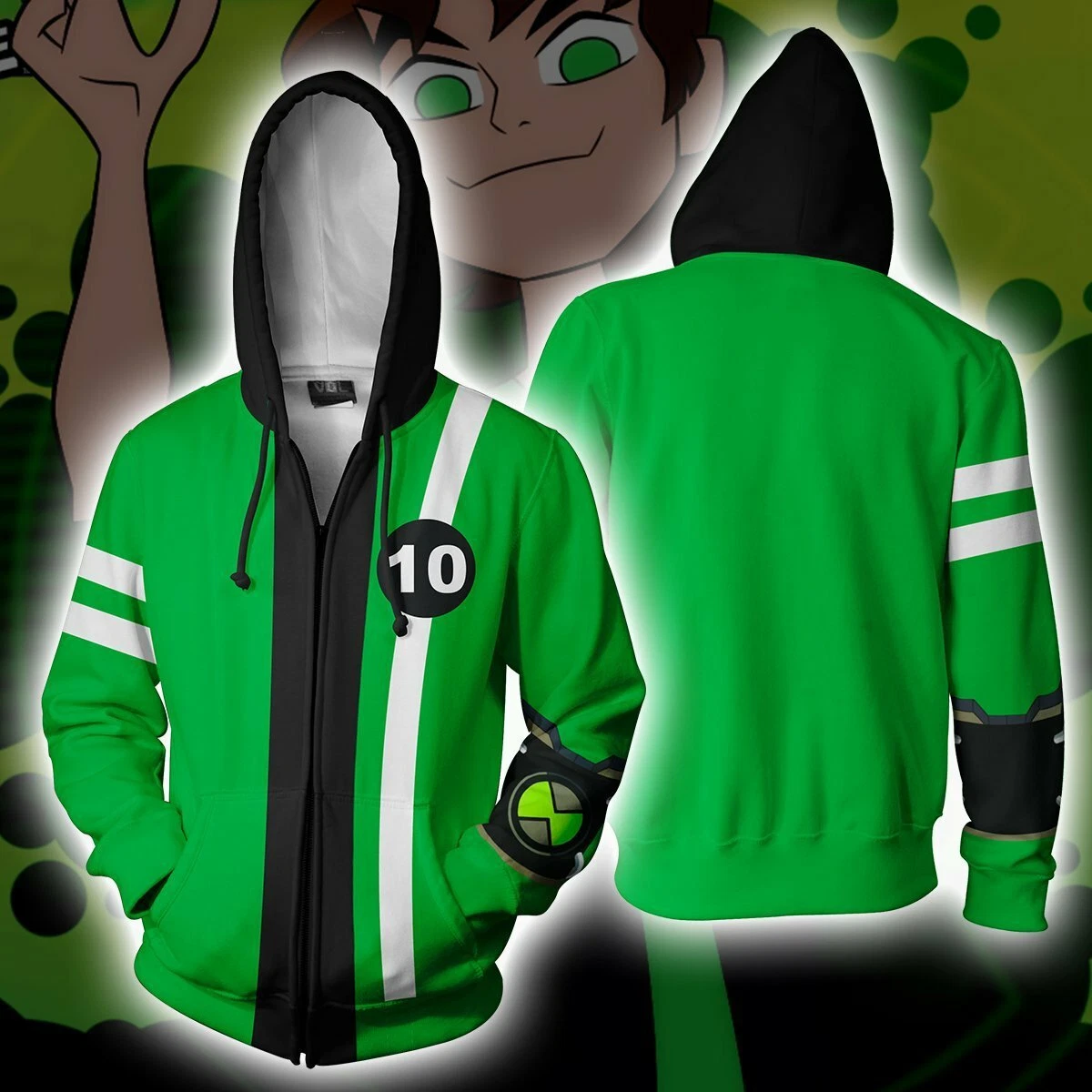 Ben 10 hoodie jacket sale