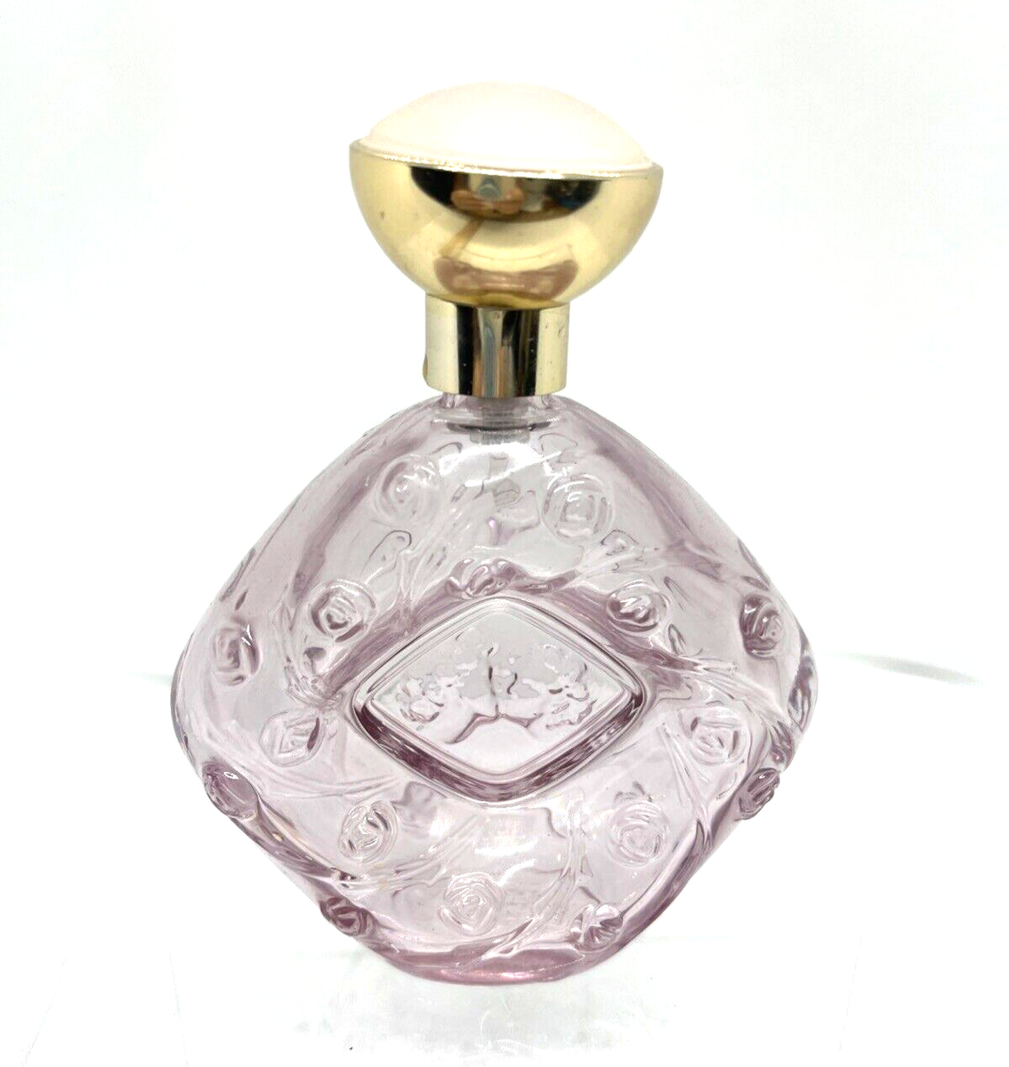 Lalique Le Baiser Crystal Embossed “Tender Kiss” EMPTY Perfume