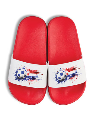Kids ''Croatia'' Croatia Football Sandals Flip Flops Print Boy and Girl