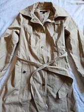 Jason Kole Belted Light Brown Trench Coat Women’s Size Small. Oc