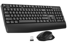 PHILIPS Wireless Keyboard and Mouse Combo-Ergonomic Keyboard and Mouse Wireless