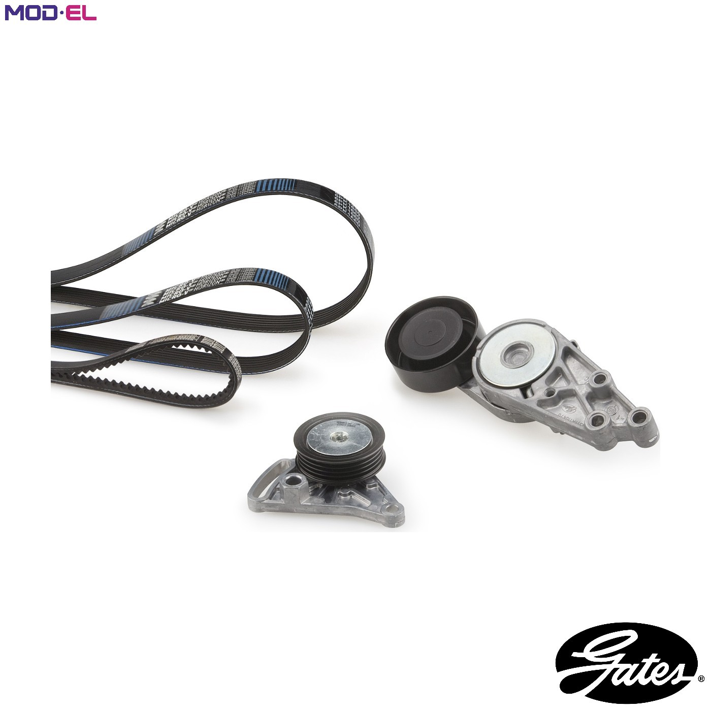 Multi-ribbed V-belt kit K015PK1303 GATES for AUDI VW - Image 6