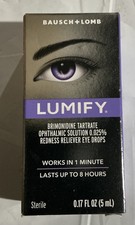 Lumify Bausch Lomb Redness Reliever Eye Drops 0.17 oz