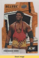 2022 Upper Deck Allure AEW Orange Slice Die-Cut Powerhouse Hobbs #9 READ 1j01