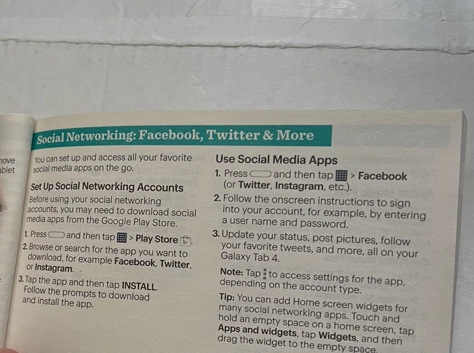 Sprint Samsung Galaxy Tab 4 Manual - Image 3 of 3