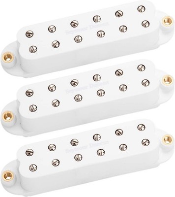 Seymour Duncan SL59-1s Little '59 Strat Neck/Middle/Bridge Pickup Set, White NEW
