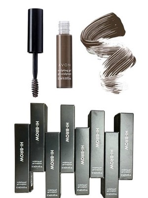NIB~ Avon Hi-Brow Sculpting Gel Eye Brows LOT x8 Soft Brown Matte Finish