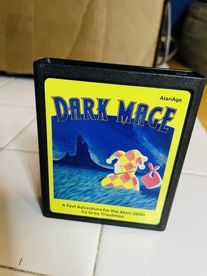 Dark Mage Atari 2600 Game Cartridge Homebrew Text Adventure Tested