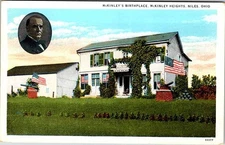 Postcard MILITARY SCENE Niles Ohio OH s/20 AN0053