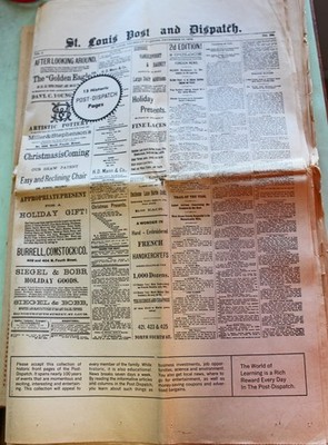 Historic Newspaper Headlines Reprint Collection St. Louis Post Dispatch 1980s