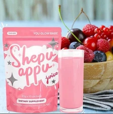 You Glow Babe SHAPE UP SHEPU APPU Juice Powder Mix, 10 Sachets x 15g Each