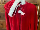 100% Cotton Red Velvet Coat Cape LINED HOOD Size 10 12 14 Etsy Custom-Made Shawl — photo 2