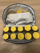 Drybar THE ROLLER CLUB Curling Hot Rollers 10 Rollers 2 Sizes 10 Clips W/Case