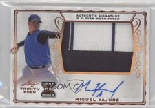 2020 Leaf Trinity Patch Auto Miguel Yajure #PA-MY1 Patch Auto 17lw