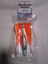 MID AMERICA TOYOTA WEC LMP TRADITIONAL WING PAINTED MID 950P .010 ORANGE/WHITE