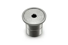 RIXIN BMX Fork Top Cap Bolt M24x1.5 - Sunday Cult Subrosa Fit - Silver