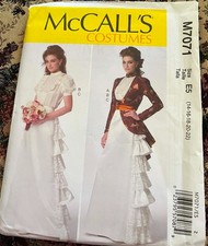McCalls Adult WOMENS VICTORIAN 1800'S STYLE-TOP SKIRT-JACKET-MISSES SIZE 14-22