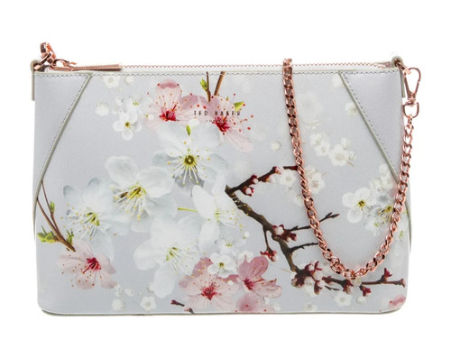 NWOT TED BAKER Dielle Oriental Floral Cherry Blossom Clutch Crossbody Purse