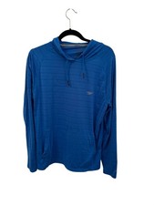 Speedo long sleeve men's hooded shirt upf 50 size medium