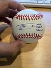 Tanner Bibee AUTO Signed Official Baseball w/MLB Debut 4/26/26 Inscription JSA