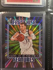 2020-21 Luka Doncic Panini Donruss Franchise Features Yellow Laser /25