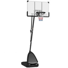 Portable Basketball Hoop, 4.9-10' Height Adjustable Basketball Goal