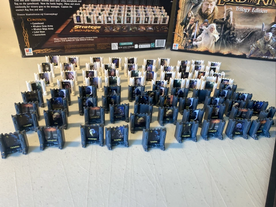 Stratego The Lord of the Rings Trilogy Edition Board Game 42040 - Image 2 of 4