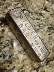 Vintage M&B Mining .999 Fine Silver 25 Troy Oz. Poured Loaf/KITKAT Bar!
