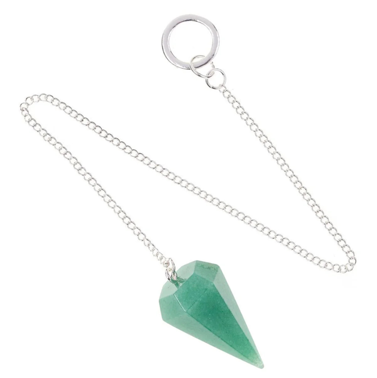 Green Aventurine Dowsing Pendulum 3.5cm – Luck & Opportunity