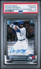 2025 Bowman Chrome Prospect Autographs #CPACMA Charles Mcadoo PSA 10