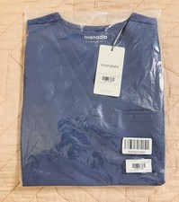 Mandala Scrubs One Pocket Top Deep Periwinkle Medium Brand New With Tags