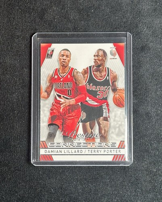 #ad #ad 2014 15 Panini Prestige Connections Damian Lillard T Porter #15 Rip City Legends $2.49