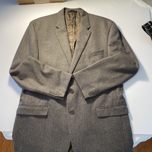 Ralph Lauren Blazer Giacca Uomo 46L Marrone 90% Lana 10% Cashmere Fodera Paisley - Foto 2 di 15