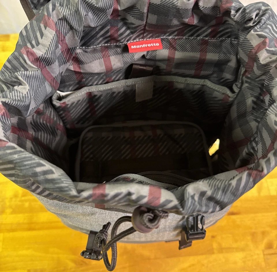 Manfrotto Travel Camera BAG Backpack Windsor Explorer Laptop for DSLR - Gray VGC - Image 2 of 4