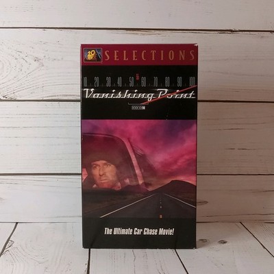 Vanishing Point VHS Tape 1971 Action Thriller Barry Newman Victoria Medlin