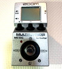 Zoom MS-50G MultiStomp Multi-Effects Guitar Effect Pedal Tested Working