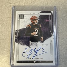 2024 Panini Impeccable Evan McPherson Auto 32/75 Cincinnati Bengals