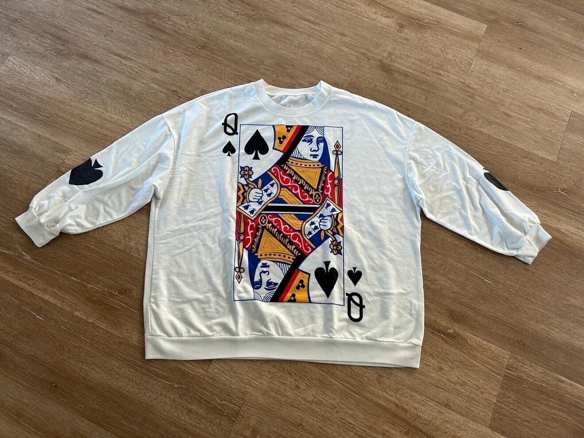 Tee Shirt Queen Of Spades Sweatshirt Shein Women's Pullover