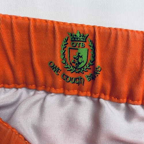 OTB One Tough Brand Shorts Mens XL Skinny Orange Casual Skater Stretch Bermuda - Picture 9 of 12