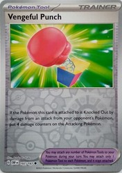 Vengeful Punch 197/197 Obsidian Flames Reverse Holo