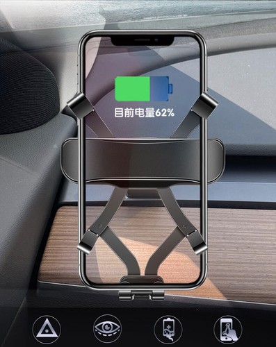 Pour Tesla Model 3 Y Support Téléphone Portable Voiture Support Prise d'Air Support 1PC - Photo 10 sur 14