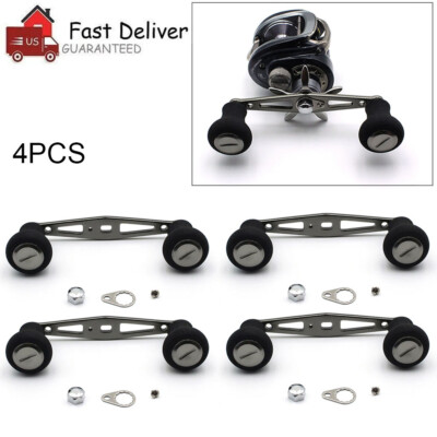 4Pack 130mm Super Power Handle For Abu Garcia Daiwa Baitcasting Reel EVA Knob
