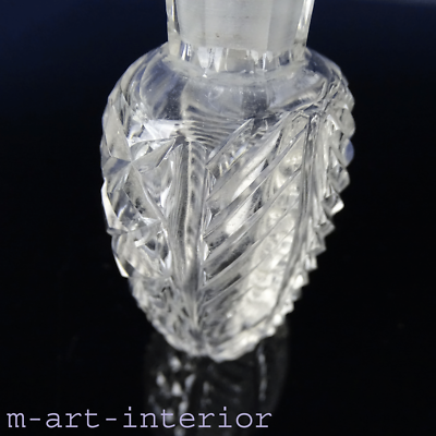 AKOAK Parfümflasche Aus Kristallglas | 30 Ml Sprühflasche Mit Eloxierter Düse | Tragbar, Wiederverwendbar