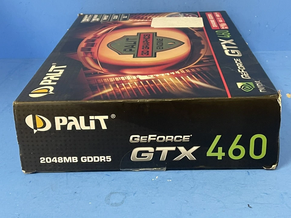 Palit GeForce GTX460 768 MB 192-bit GDDR5 PCI Express 2.0 x16 HDCP Ready SLI Sup - Image 4 of 4
