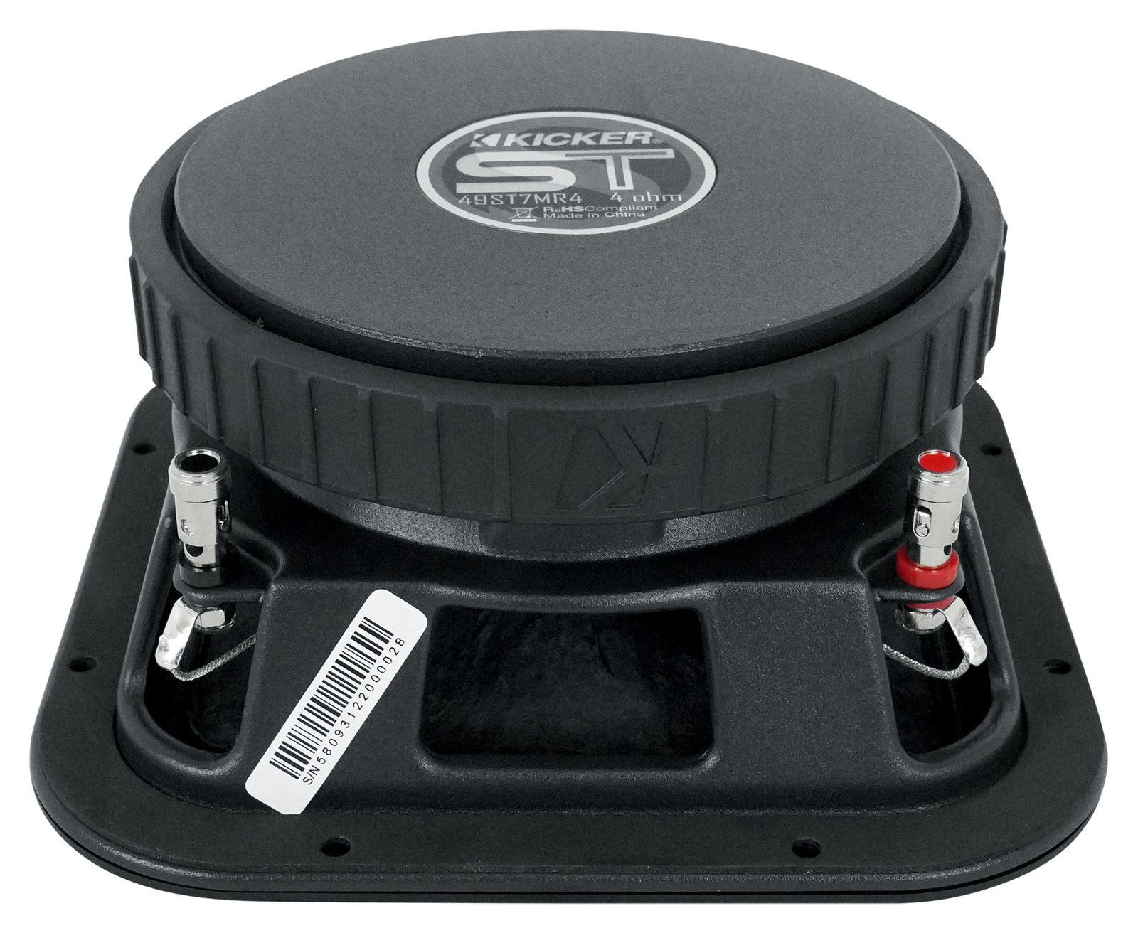 4 Квадратные среднечастотные динамики Kicker ST7MR серии 7 Street 4-омные 49ST7MR4