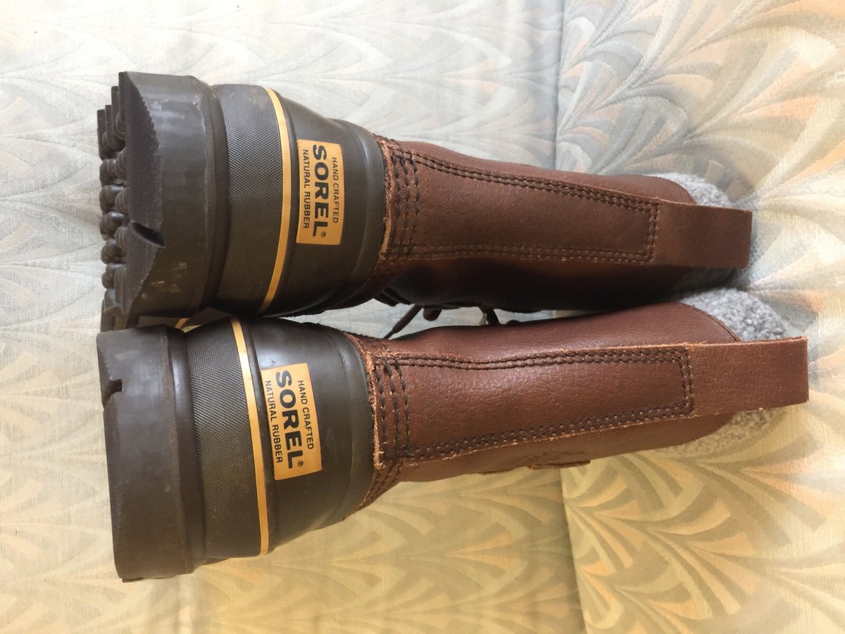 Sorel Kananaskis II Brown Men\'s Leather Snow Boots Size 9 SORL MEN main image 4