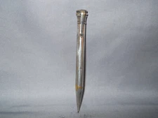 Wahl-Eversharp Vintage Silver Plate Military Clip Pencil--working
