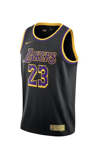 Camiseta deportiva de Los Angeles Lakers LeBron James #23 Nike 2021 LG Swingman edición ganada - Imagen 3 de 3