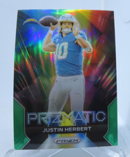 2023 Justin Herbert Prizmatic GREEN Prizm #11 Los Angeles Chargers #2