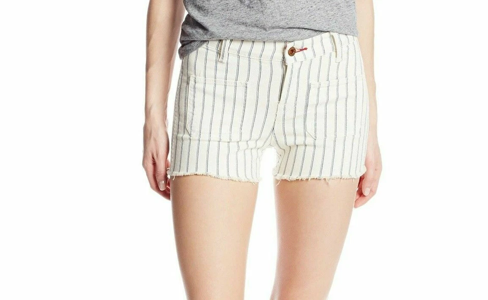 Lucky Brand Lawton cut off Shorts - size 10 / 30 - Lawton stripe Denim - Image 2 of 4